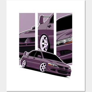 Mitsubishi Lancer Evolution VIII Posters and Art